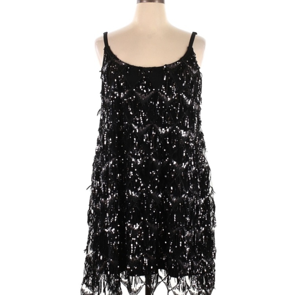 Torrid Black Sequin Dress - Picture 2 of 4